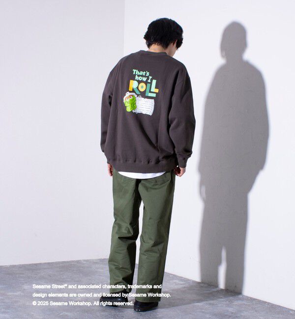 GLOSTER「【SESAME STREET】meets【GLOSTER】クルーネック  プリントスウェット」|スウェット・ジャージ|
