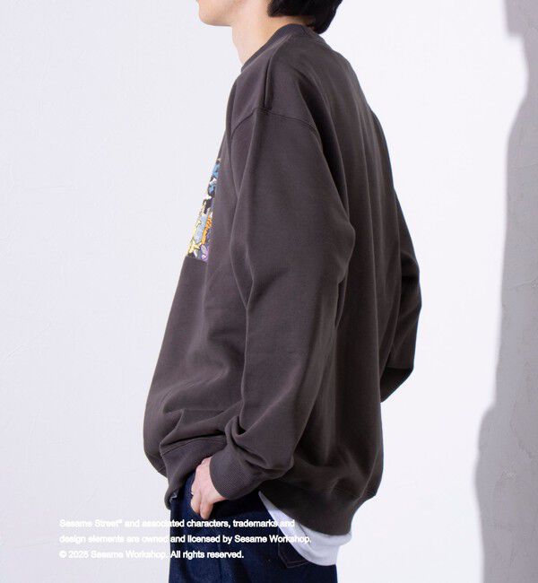 GLOSTER「【SESAME STREET】meets【GLOSTER】クルーネック  プリントスウェット」|スウェット・ジャージ|