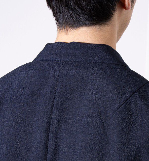 GLOSTER「【セットアップ対応】【GLOSTER/グロスター】リネンライクキャンバス テーラードジャケット」|テーラードジャケット|