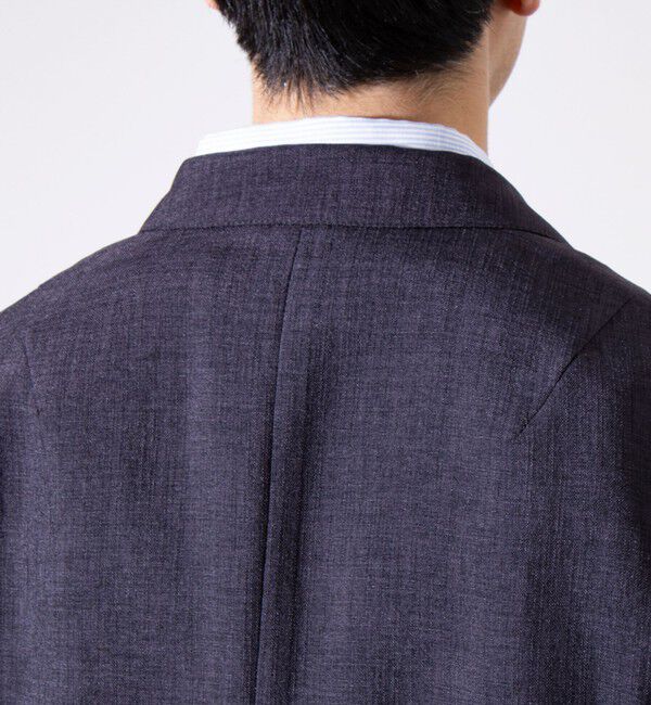 GLOSTER「【セットアップ対応】【GLOSTER/グロスター】リネンライクキャンバス テーラードジャケット」|テーラードジャケット|