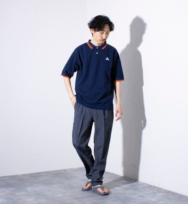 GLOSTER「【セットアップ対応】【GLOSTER/グロスター】リネンライクキャンバス イージーパンツ」|チノ|