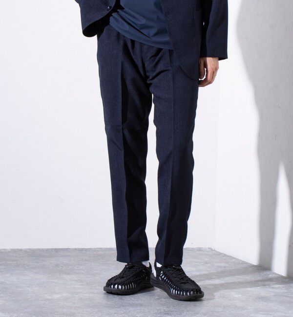 GLOSTER「【セットアップ対応】【GLOSTER/グロスター】リネンライクキャンバス イージーパンツ」|チノ|