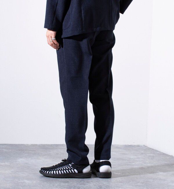 GLOSTER「【セットアップ対応】【GLOSTER/グロスター】リネンライクキャンバス イージーパンツ」|チノ|