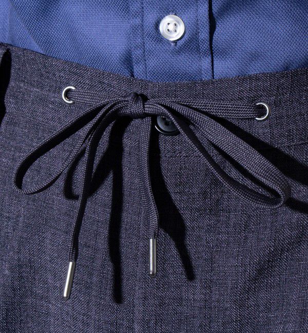 GLOSTER「【セットアップ対応】【GLOSTER/グロスター】リネンライクキャンバス イージーパンツ」|チノ|