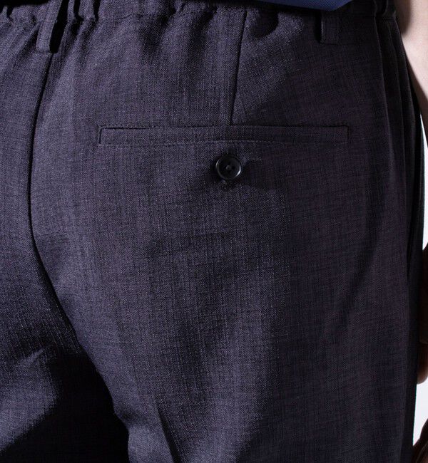 GLOSTER「【セットアップ対応】【GLOSTER/グロスター】リネンライクキャンバス イージーパンツ」|チノ|