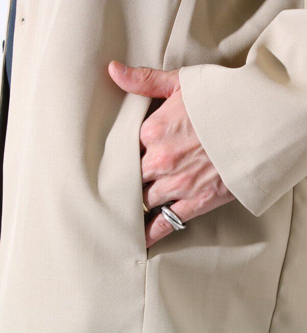 GLOSTER「【セットアップ着用可能】【GLOSTER/グロスター】ノーカラージャケット カーディガンジャケット」|ノーカラージャケット|