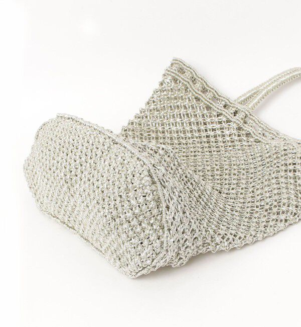 fredy emue「【The Bagmati】メタルコードメッシュ編みトートバッグ」|かごバッグ|