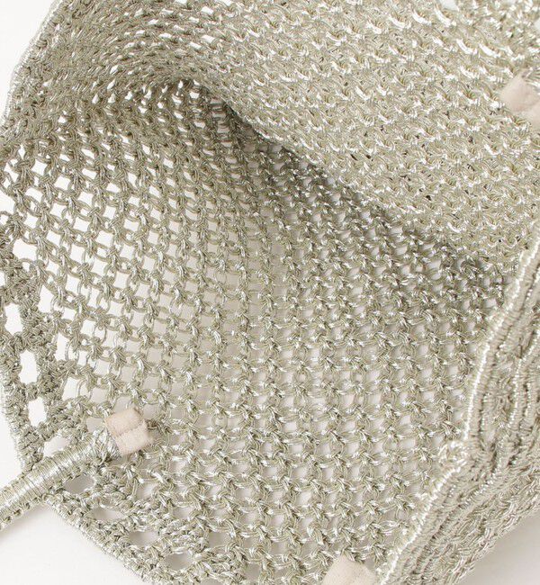 fredy emue「【The Bagmati】メタルコードメッシュ編みトートバッグ」|かごバッグ|