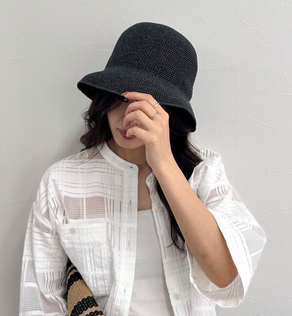 fredy emue「ペーパークロシェハット」|ハット|