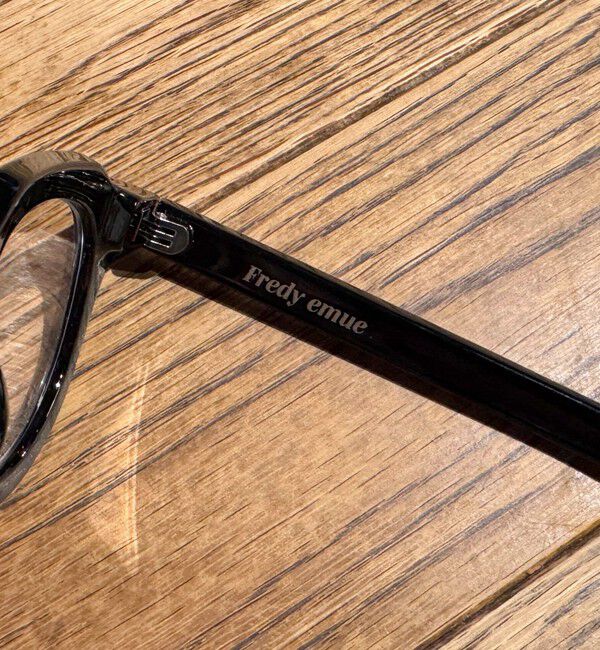 fredy emue「【haruセレクト】ブラック太フレームメガネ」|メガネ|