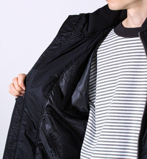 GLOSTER「【フード脱着/2WAY】リブスタンドブルゾン」|ブルゾン・スタジャン|