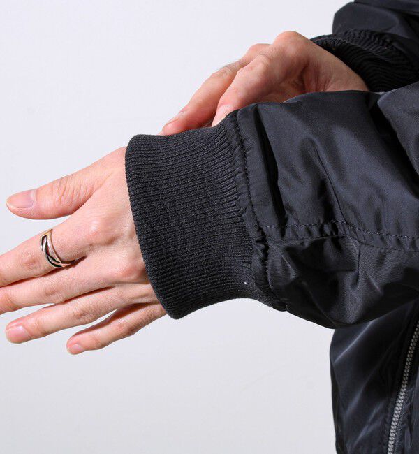 GLOSTER「【フード脱着/2WAY】リブスタンドブルゾン」|ブルゾン・スタジャン|