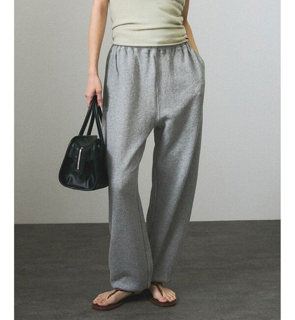 SALON adam et rope'「【WEB限定】ヴィンテージライクテンダースウェットパンツ」|チノ|グレー(07)