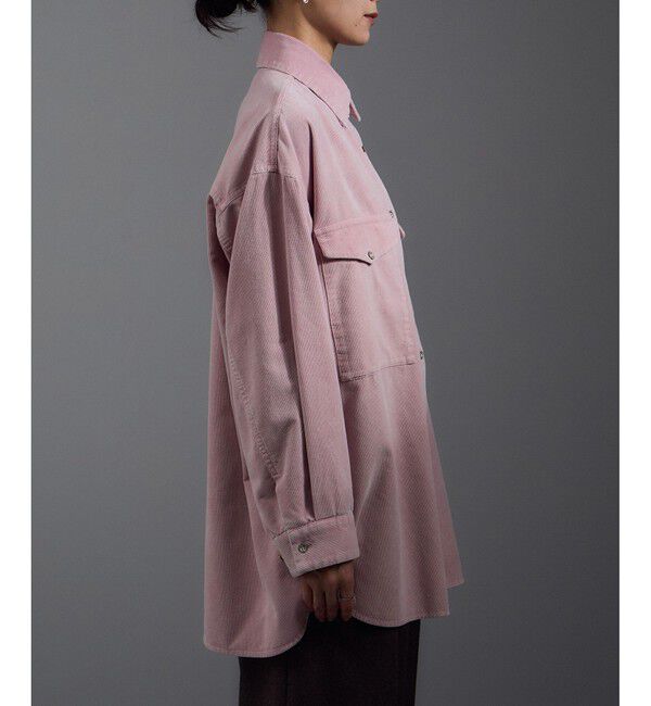 SALON adam et rope'「フェードコーデュロイオーバーシャツ / セットアップ対応」|シャツ・ブラウス|