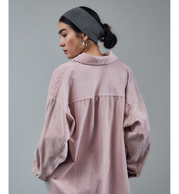 SALON adam et rope'「フェードコーデュロイオーバーシャツ / セットアップ対応」|シャツ・ブラウス|