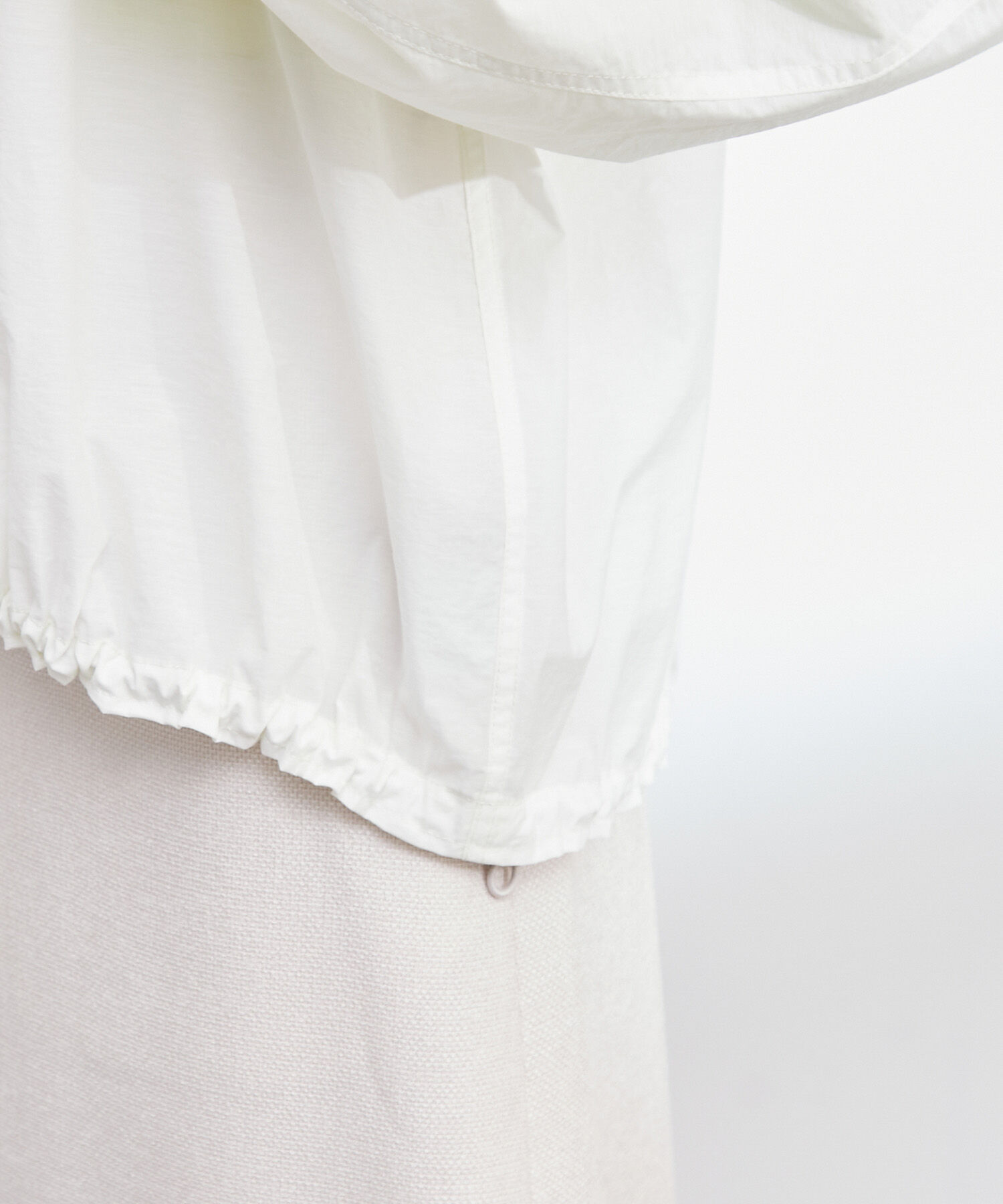 ROPE「コットンタフタギャザーブルゾン」|ブルゾン・スタジャン|