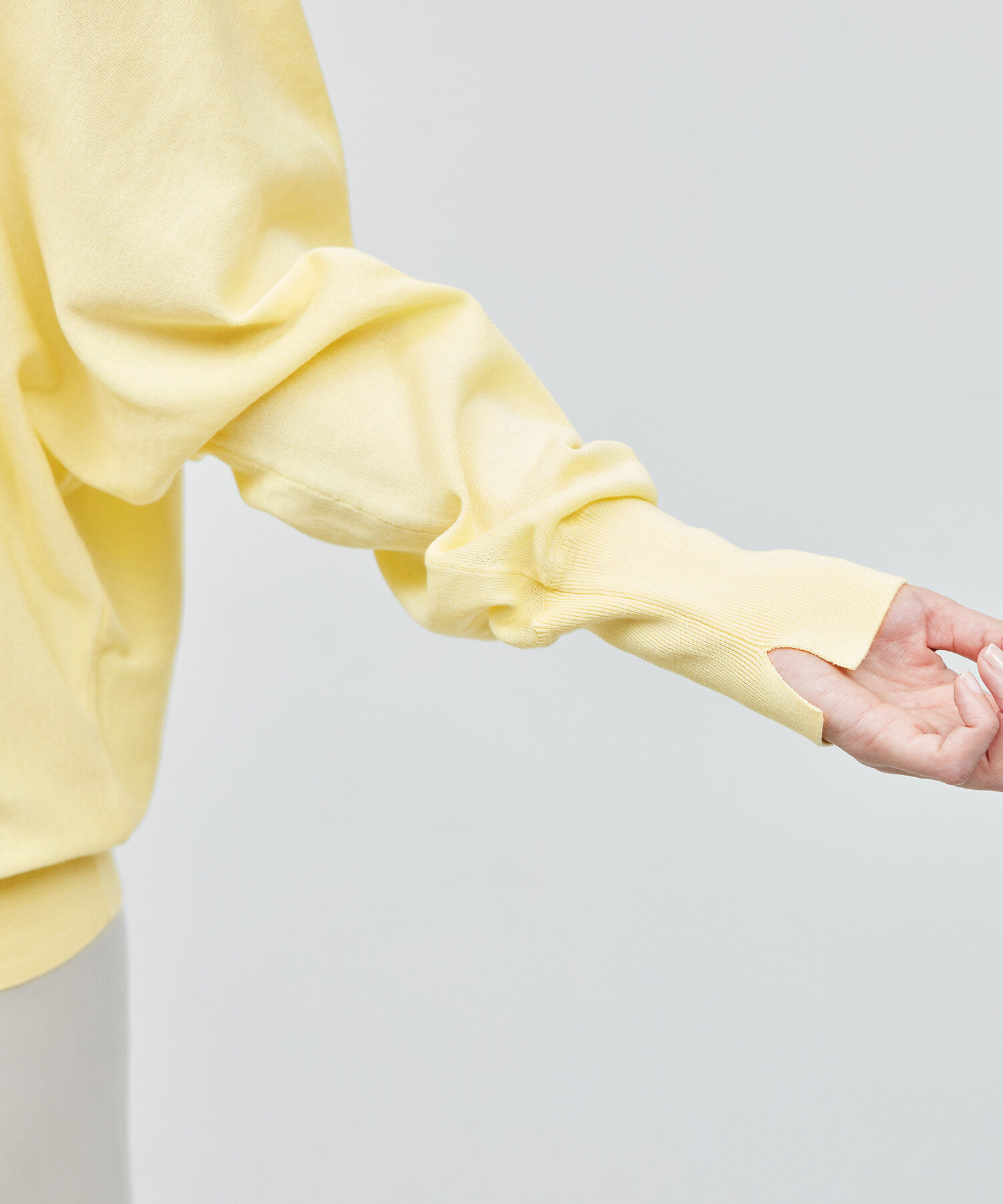 ROPE「シルクコットン ドルマンスリーブ プルオーバー」|ニット・セーター|