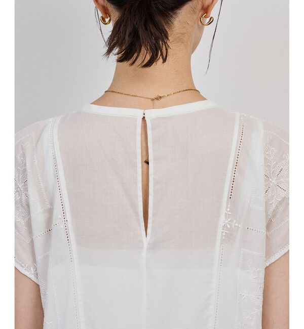 ROPE「コットンエンブロイダリーレースワンピース」|ワンピース|