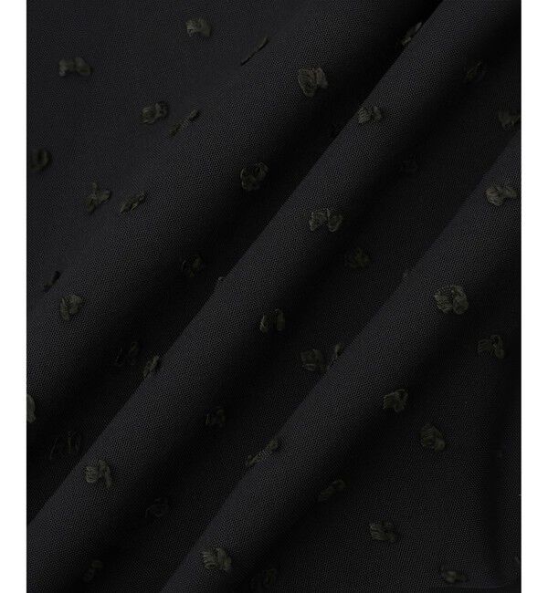 ROPE「カットジャガードフリルブラウス/イージーケア」|シャツ・ブラウス|