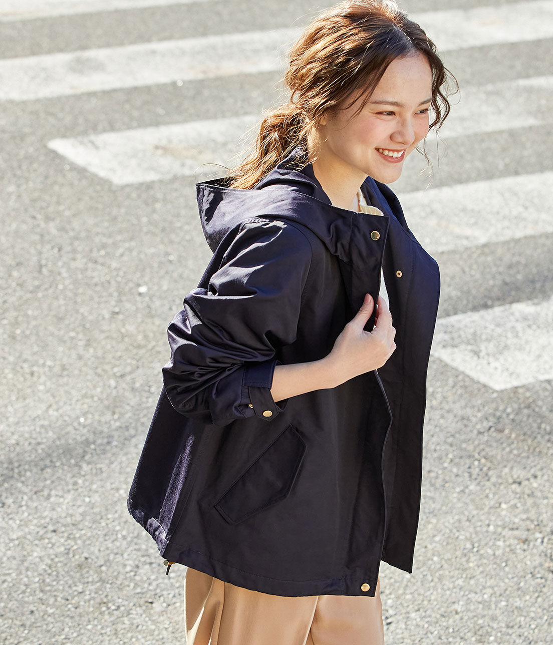 VIS「【撥水加工&防花粉】マウンテンパーカ」|アウトドア|