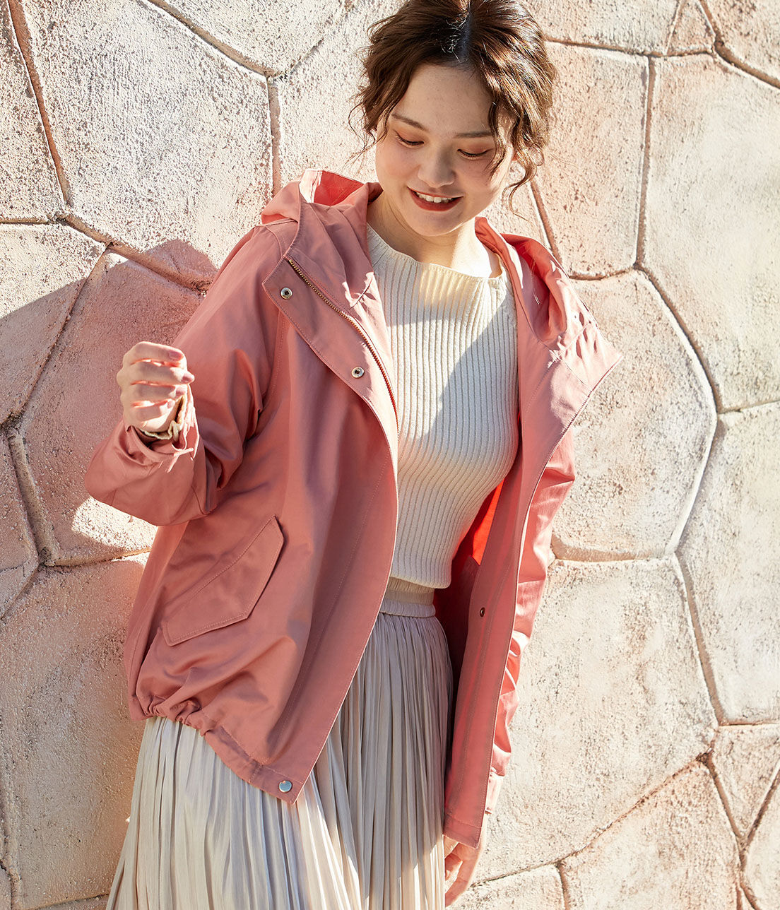 VIS「【撥水加工&防花粉】マウンテンパーカ」|アウトドア|