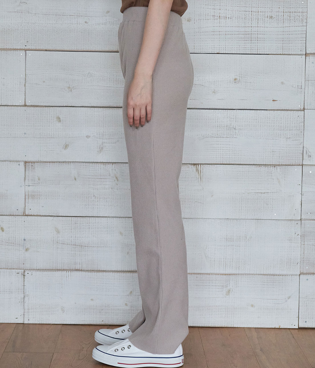 VIS「カットフレアリブパンツ」|その他|