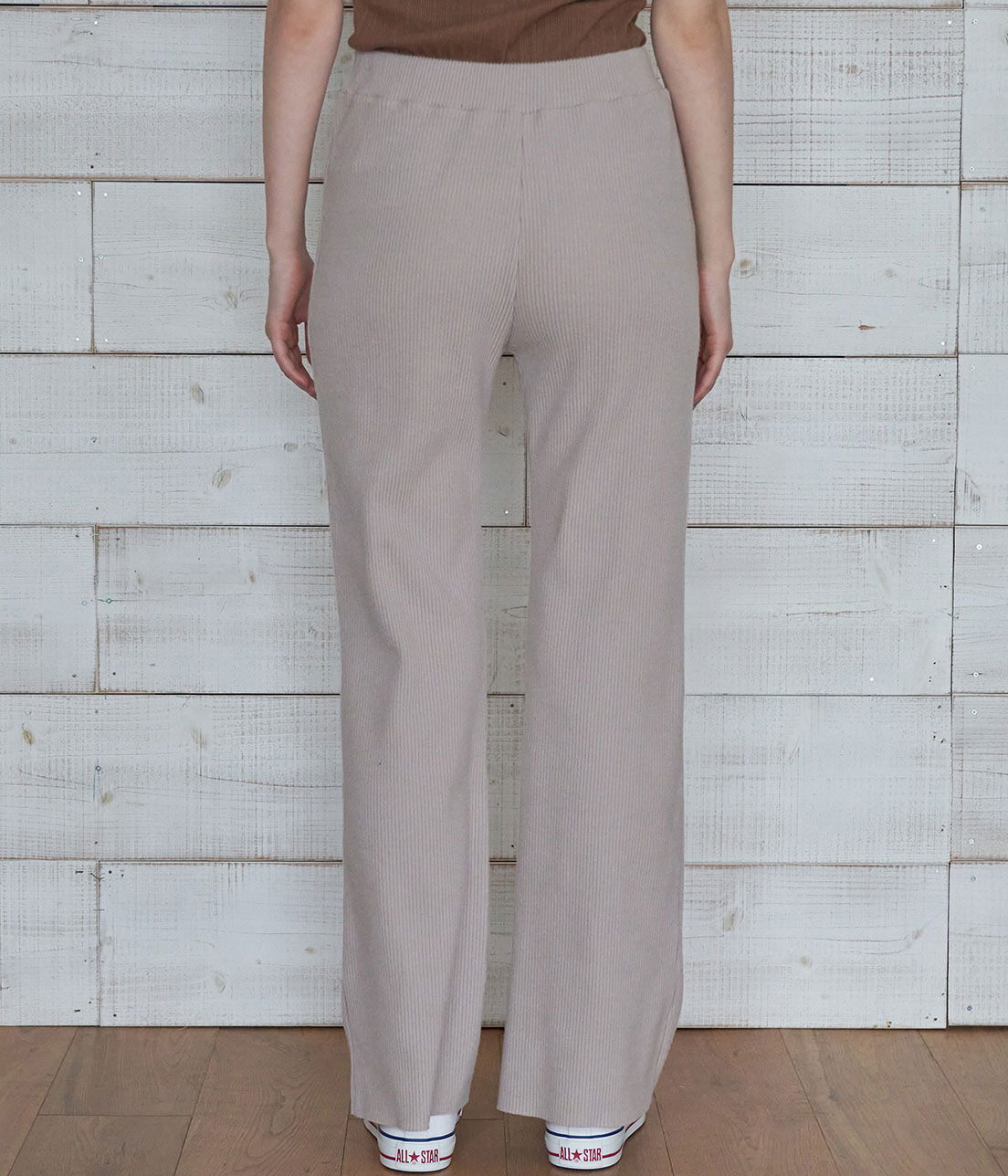 VIS「カットフレアリブパンツ」|その他|