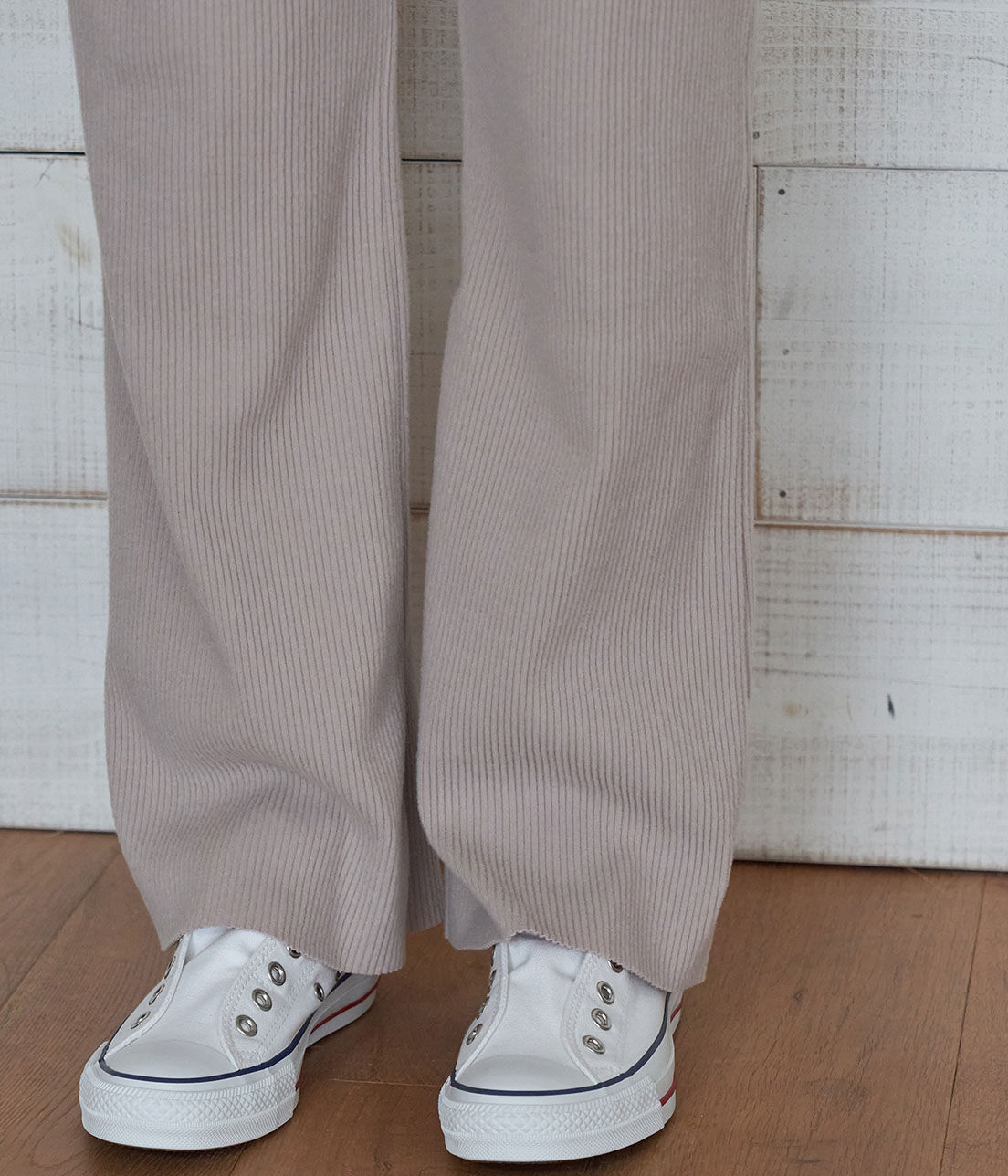 VIS「カットフレアリブパンツ」|その他|