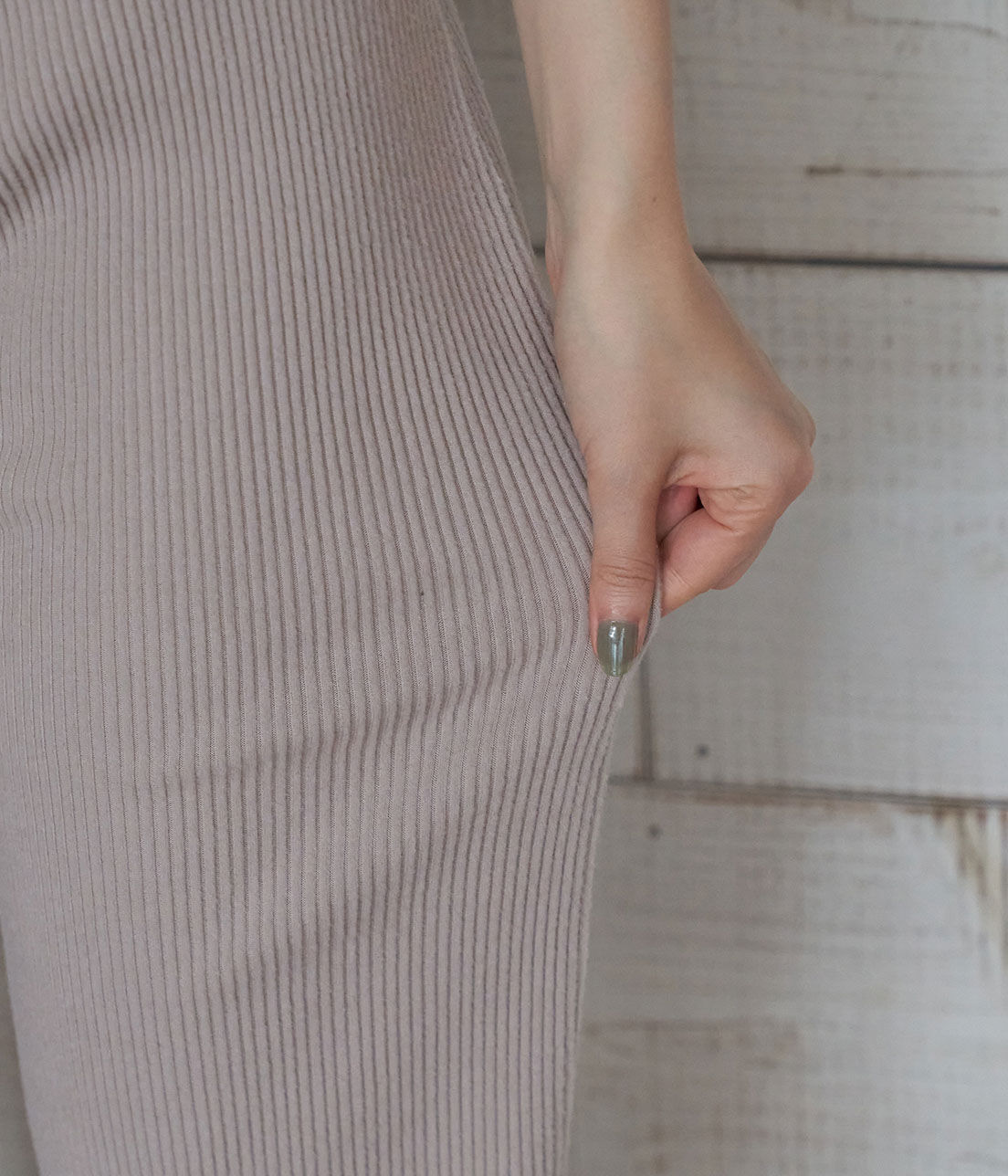 VIS「カットフレアリブパンツ」|その他|