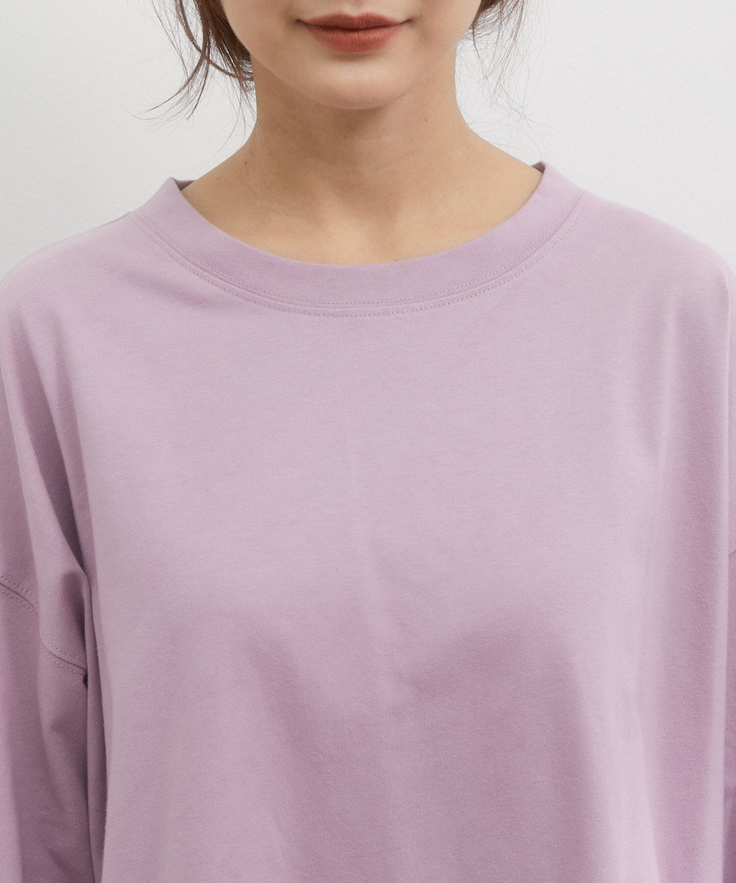 VIS「シルエットスッキリUSAコットンロングTシャツ」|Tシャツ・カットソー|