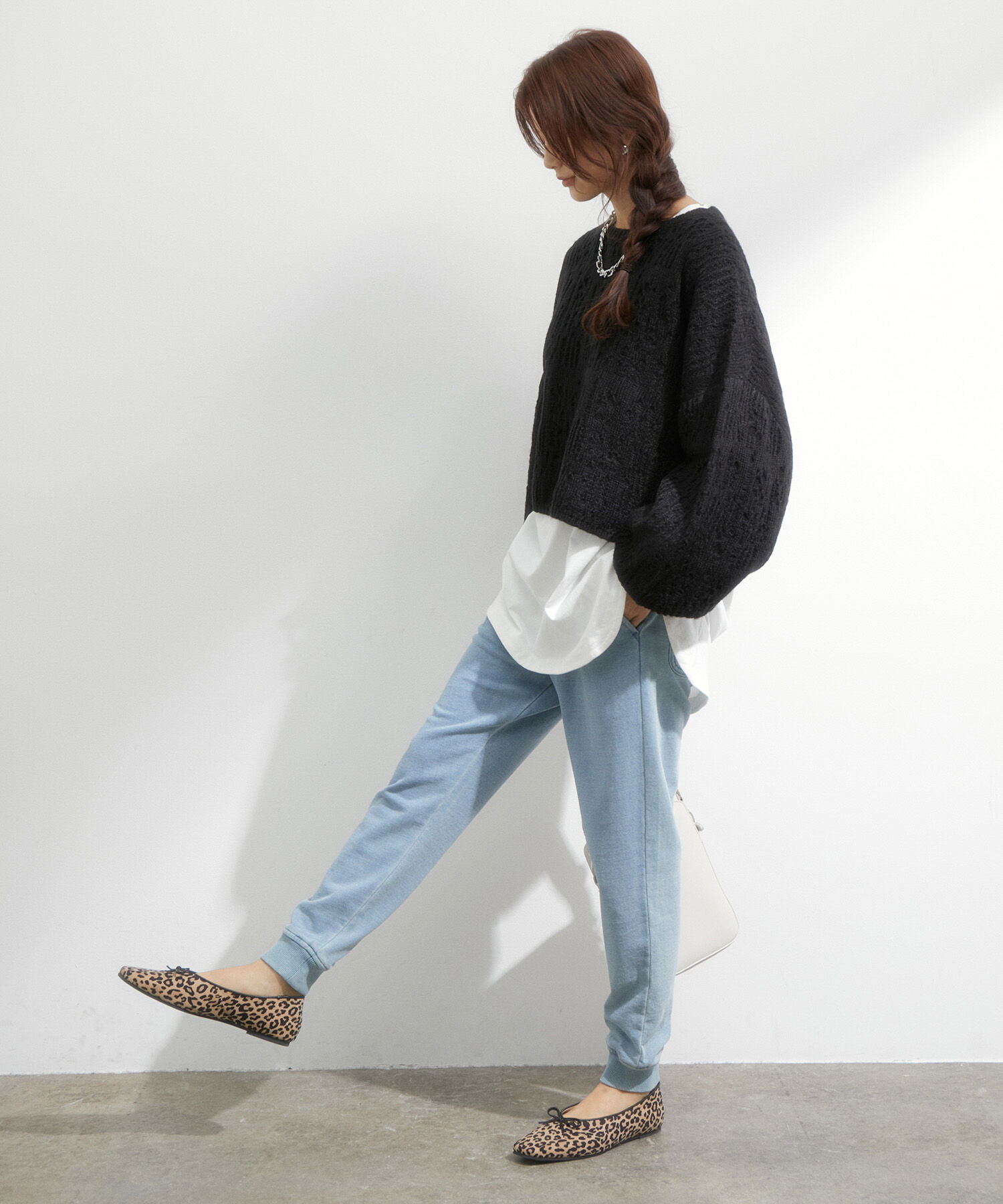 VIS「シルエットスッキリUSAコットンロングTシャツ」|Tシャツ・カットソー|