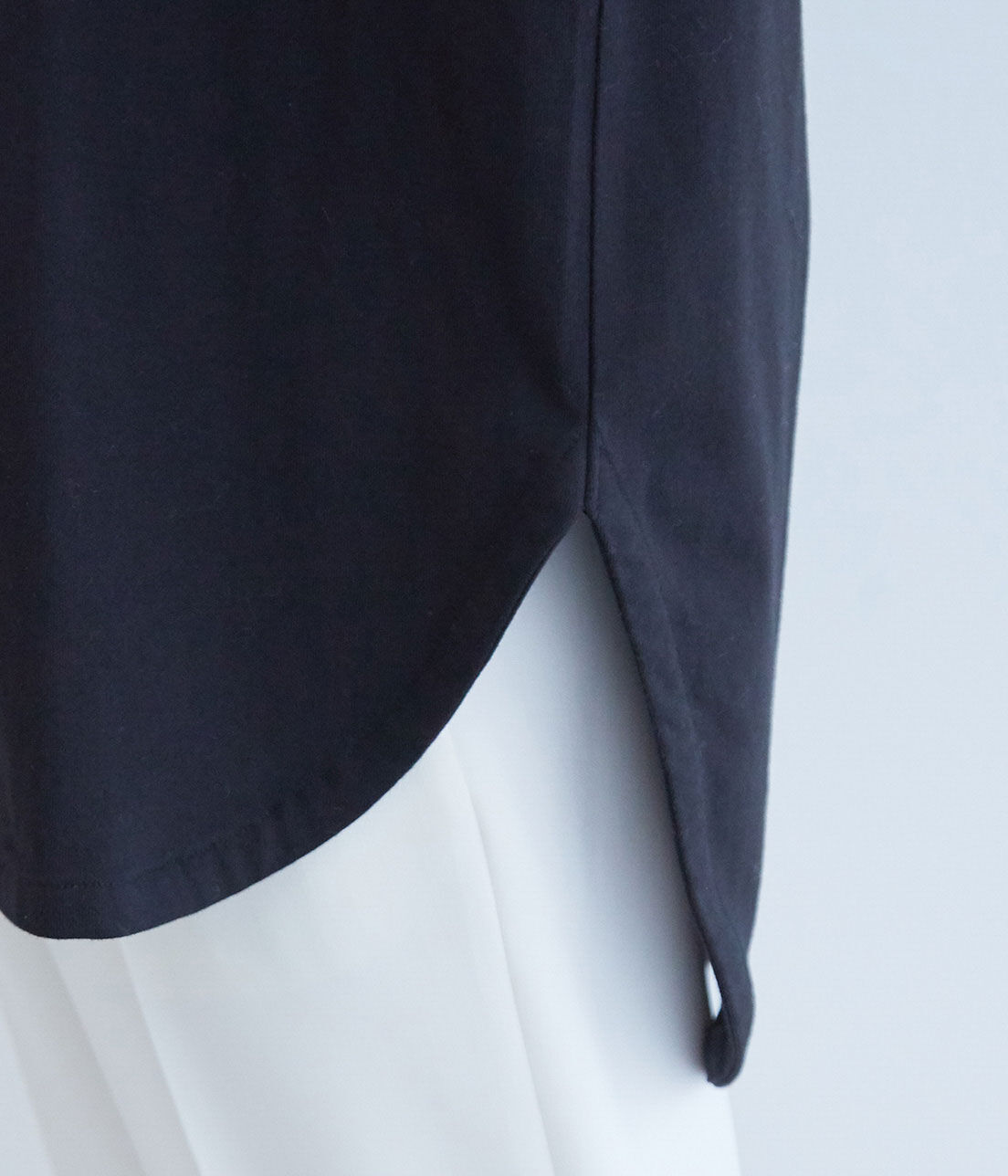 VIS「シルエットスッキリUSAコットンロングTシャツ」|Tシャツ・カットソー|