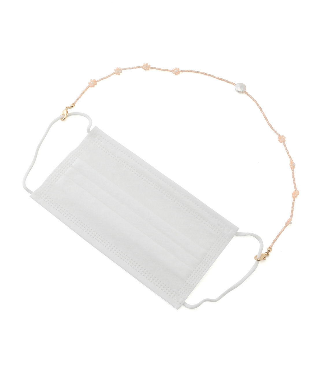 VIS「【2WAY】マスクアクセサリー＜淡水パールｘピーズ＞」|ネックレス|