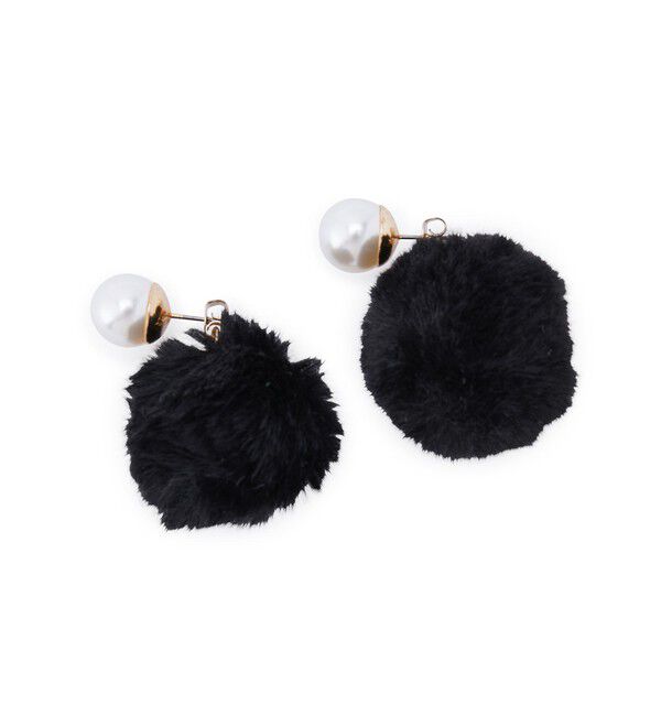 VIS「【2WAY】フェイクファーパールピアス」|ピアス|