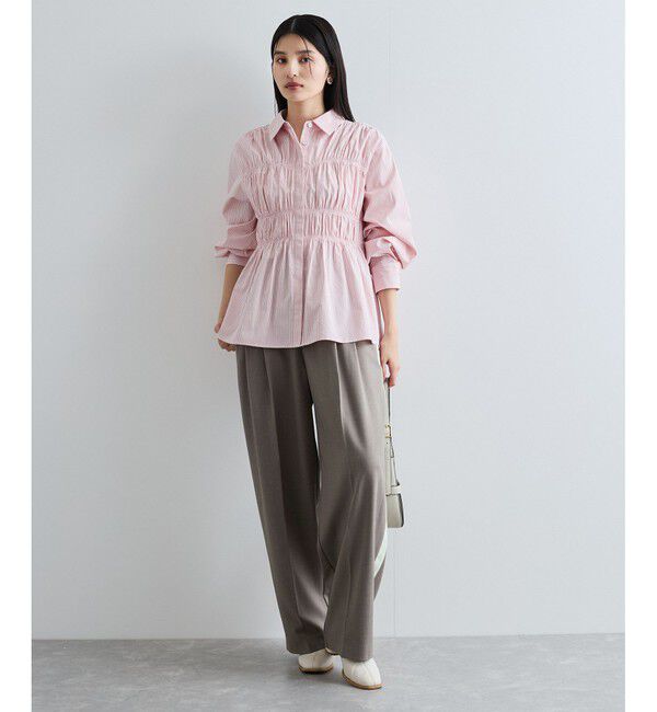 VIS「へリンボーンストレートラインパンツ」|チノ|