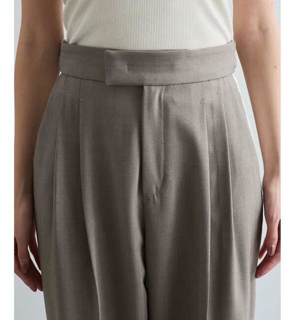 VIS「へリンボーンストレートラインパンツ」|チノ|