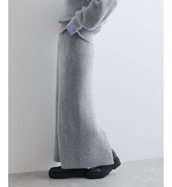 VIS「【セットアップ対応】ラメシャギーニットスカート【静電気防止】」|スカート|