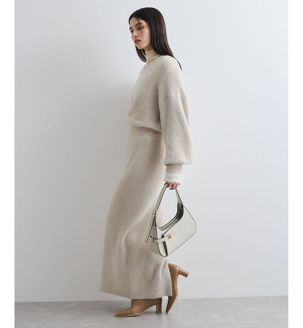 VIS「【セットアップ対応】ラメシャギーニットスカート【静電気防止】」|スカート|