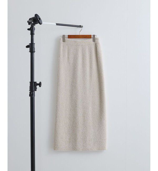 VIS「【セットアップ対応】ラメシャギーニットスカート【静電気防止】」|スカート|