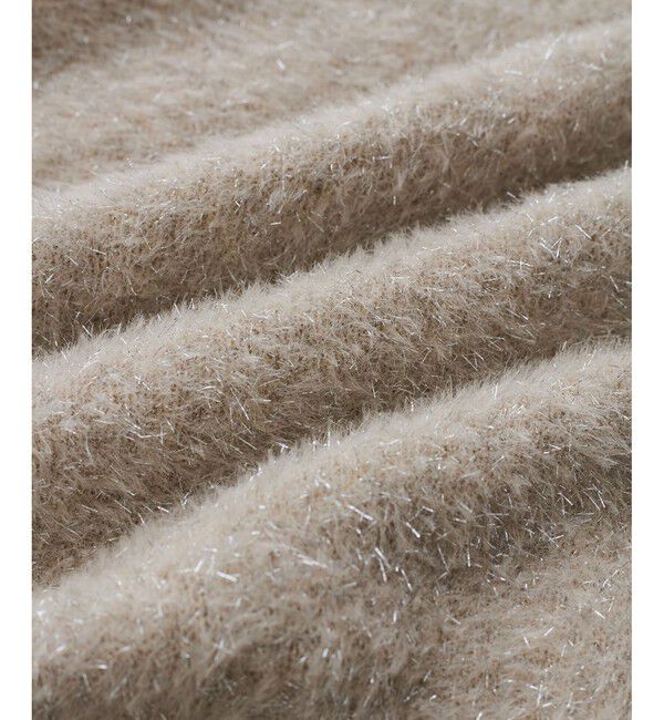 VIS「【セットアップ対応】ラメシャギーニットスカート【静電気防止】」|スカート|