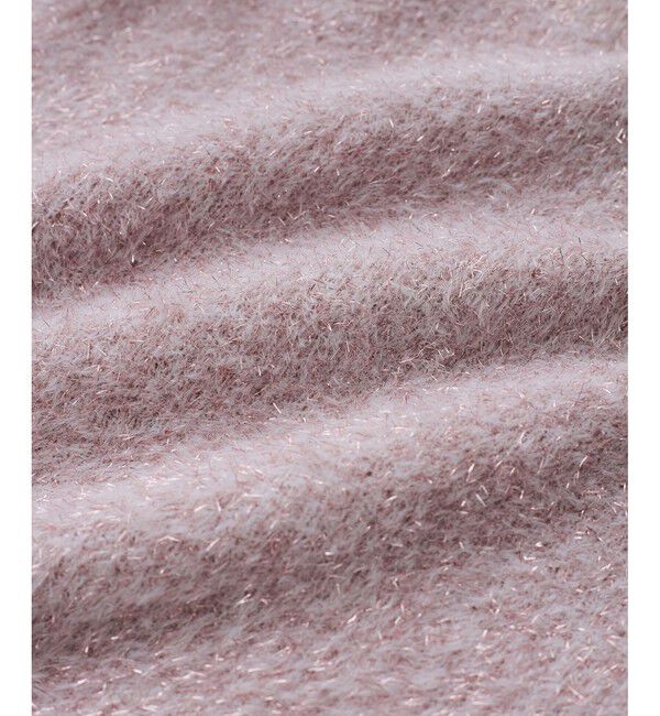 VIS「【セットアップ対応】ラメシャギーニットスカート【静電気防止】」|スカート|