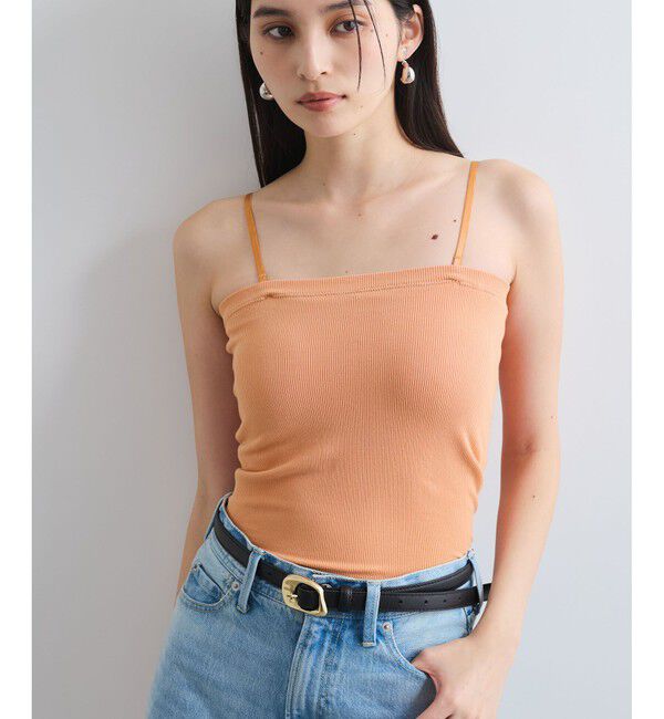 VIS「【洗える】チューブトップキャミソール」|キャミソール|オレンジ(70)