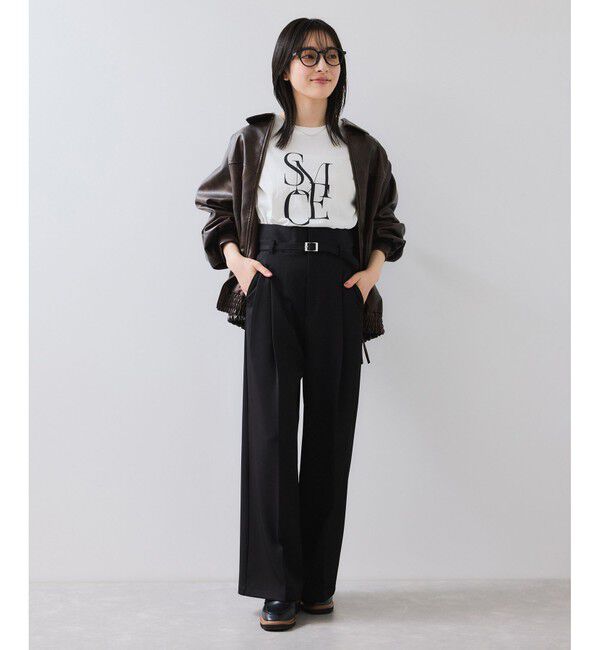 VIS「フォト＆ロゴアソートロングスリーブTシャツ」|Tシャツ・カットソー|