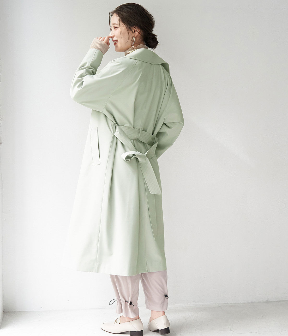 Rope&rsquo;Picnic「【リンクコーデ】デザイントレンチコート」|トレンチコート|