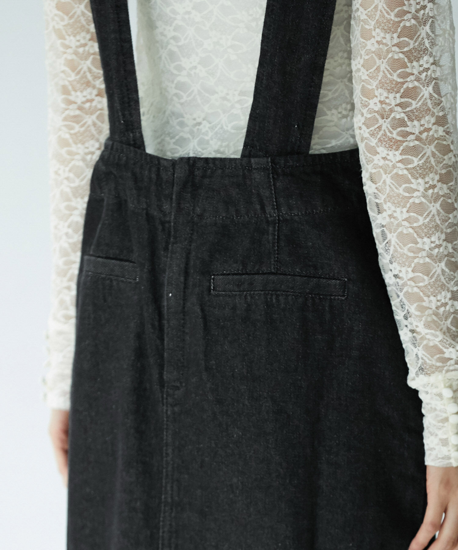 Rope&rsquo;Picnic「デニムジャンパーワンピース」|ジャンパースカート|