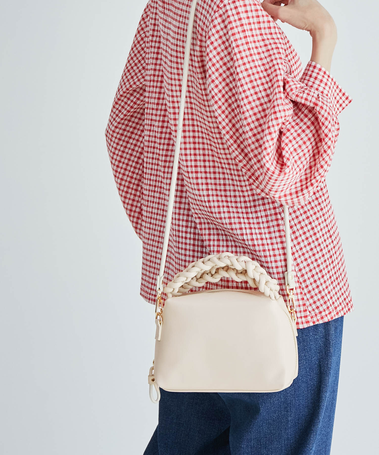 ROPE PICNIC PASSAGE「メッシュハンドルラウンドミニショルダーバッグ」|ショルダー・メッセンジャー|