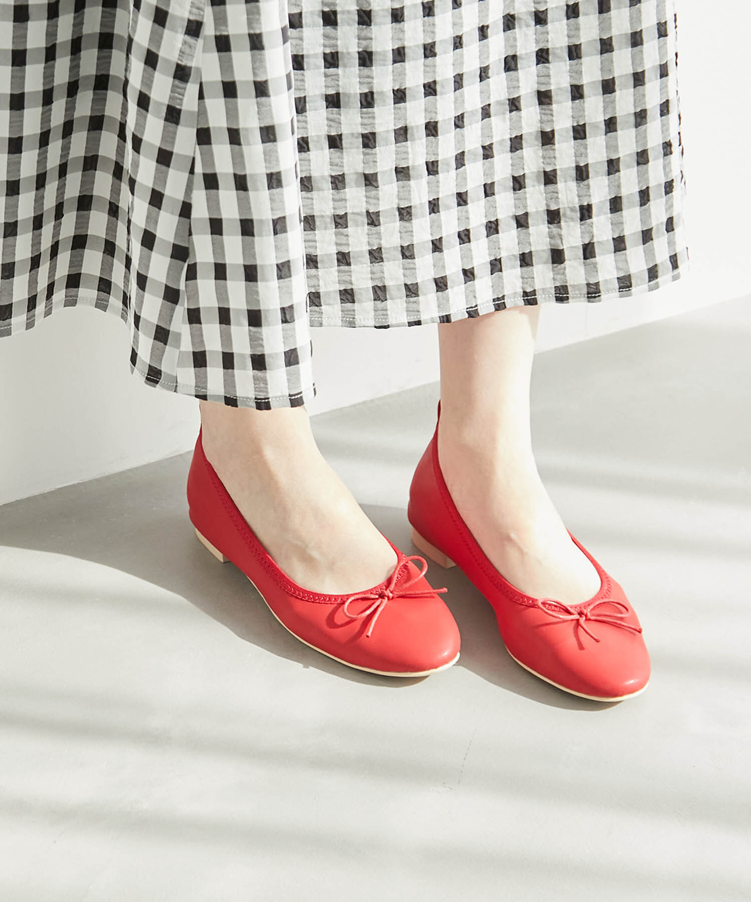 ROPE PICNIC PASSAGE「【一部店舗限定】【WEB限定カラー:レッド】ソフトバレエシューズ」|バレエシューズ|
