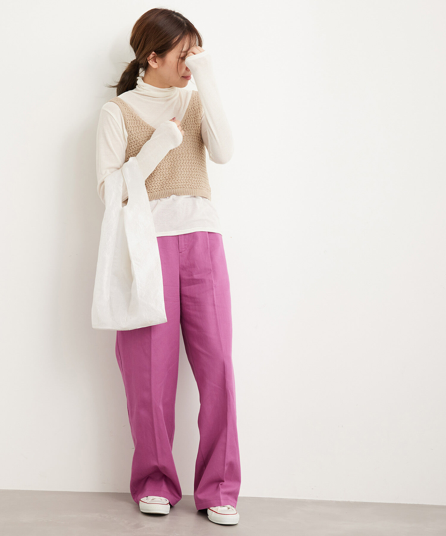 Rope&rsquo;Picnic「【WEB限定】麻混ストレートパンツ」|その他|