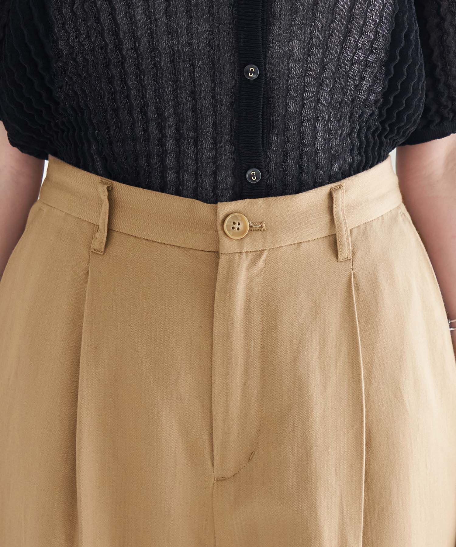 Rope&rsquo;Picnic「【WEB限定】麻混ストレートパンツ」|その他|