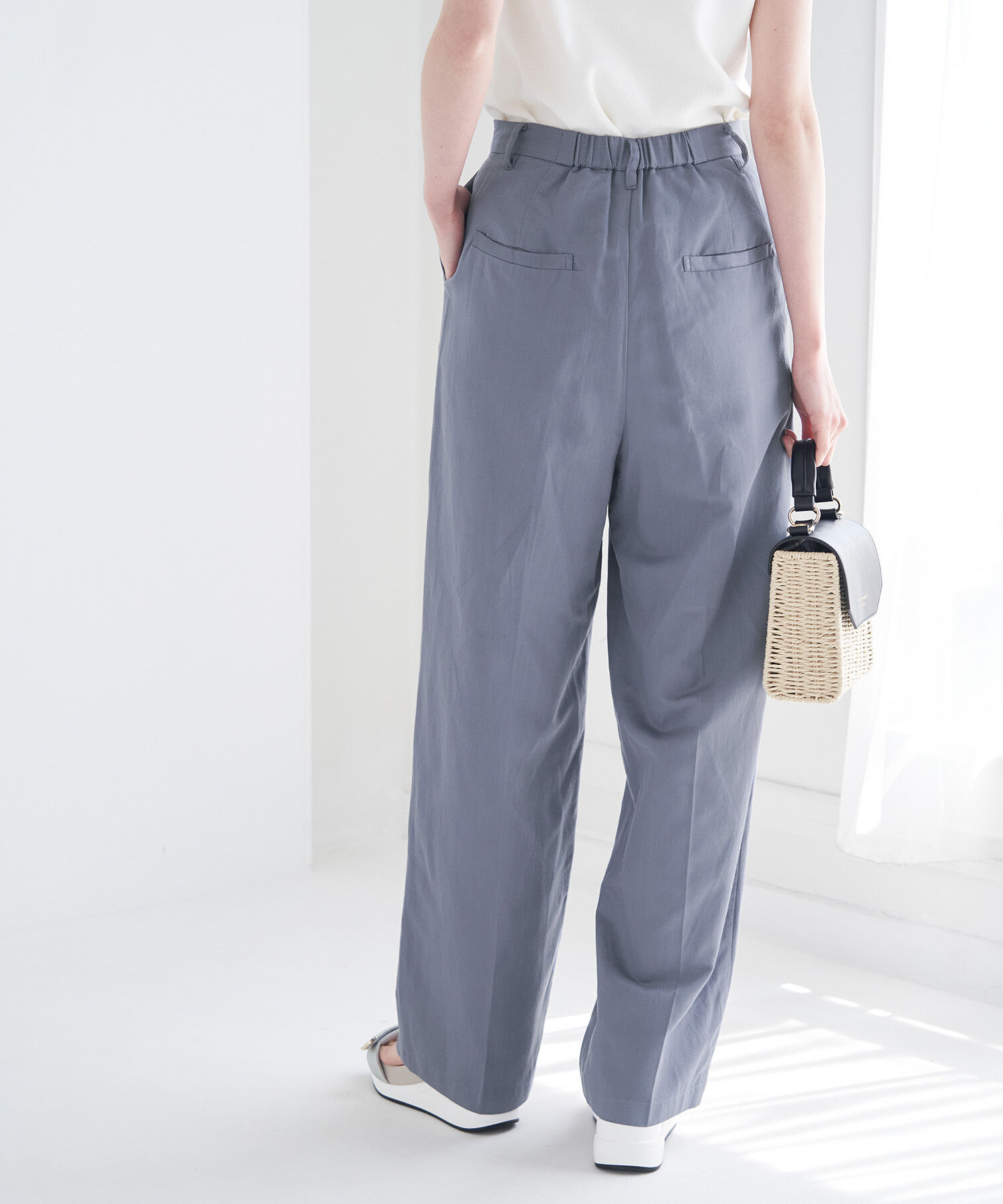 Rope&rsquo;Picnic「【WEB限定】麻混ストレートパンツ」|その他|